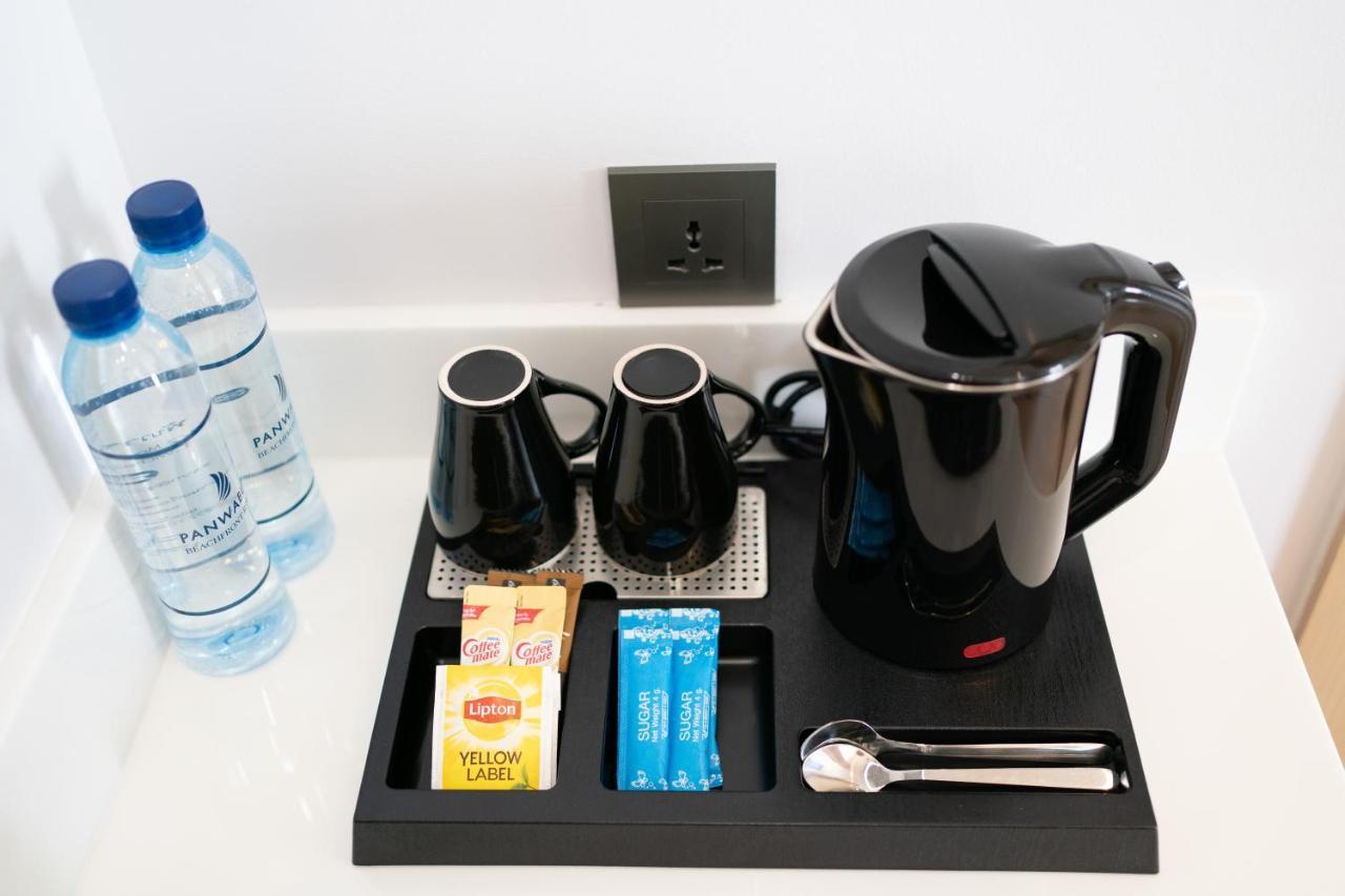 Panwaburi Beachfront Resort - Sha Extra Plus Ngoại thất bức ảnh A kettle and tea tray in a hotel room